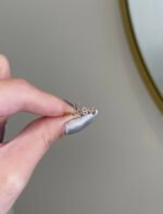 Love Natural Diamond Pave Ring 14 Karat Gold - Image 4
