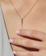 18k Gold Natural Diamond Necklace