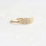 The karat Store Lab-Grown Diamond Three Row Band - 图片 3