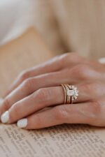 Emerald Cut Double Prong Lab-Grown Diamond Solitaire Ring - Image 5