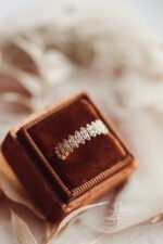 Marquise Shape with Migraine Diamond Band - Image 2