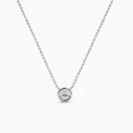 Diamond Bezel Necklace | Natural Diamond Necklace | Diamond Necklace for women - 图片 8