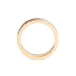 Madison 14 Karat Gold Wedding Band With Natural Diamonds - 图片 3
