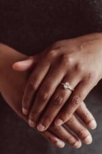 18K Solid Gold Lab-Grown Diamond Oval 4-Prong Solitaire Ring - Image 8