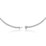 Tennis necklace, Lab Grown diamond tennis necklace, 10ct tennis necklace - Image 5