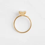 18K Solid Gold Lab-Grown Diamond Insight Ring - 图片 5