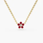 14K 纯金 0.20-0.50 克拉单颗钻石吊坠