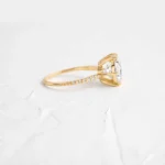 Nova Ring, Round Cut Diamond Engagement Ring - 图片 6