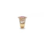 14K Solid Gold Pink Sapphire Ring - Image 2