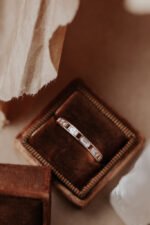 14K Solid Gold Baguette Shape Eternity Band - Image 2