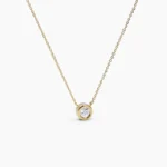 Diamond Bezel Necklace | Natural Diamond Necklace | Diamond Necklace for women - 图片 6