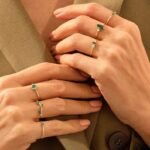 14K Solid Gold Emerald Marquise Ring - Image 6