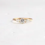 18K Solid Gold Lab-grown diamond Ring - Image 5