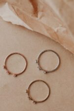 Three Diamond Prong Set Band - Image 5