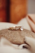 Lab-Grown Diamond Round 4-Prong Split Shank Solitaire Ring - Image 3