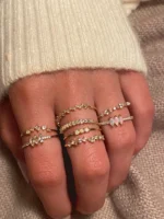 Jamie Set Natural Diamond Ring - 图片 5