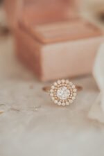 14k Solid Gold Moissanite Diamond Round Brilliant Ring - Image 4