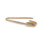 Alexa Diamond Safety Pin Earring