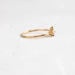 14k Solid Gold Bells of Ireland Ring - 图片 5