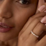 14k Heart Shape Diamond Ring - Image 2