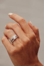 18K Solid Gold Lab-Grown Diamond Round Bezel Set Solitaire Ring - Image 2