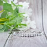 Gold Lab Grown diamond Tennis Bracelet , lab grown diamond bracelet - Image 3
