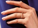 14K Solid Gold Double Round and Marquise Cut Wedding Ring Natural Diamond Cluster Ring - 图片 2