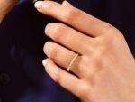 14K Solid Gold Natural Diamond Band