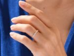 14K Solid Gold Natural Diamond Band - Image 2
