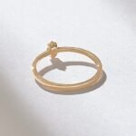 Tiny Marquise Diamond Solitaire Ring | 18K Solid Gold Solo Promise Ring - Image 7