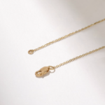 Natural Diamond Disc Necklace | 18k Solid Gold Sun Necklace | Sunrise Medallion Necklace - Image 5