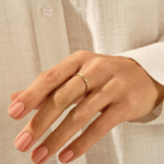 Gold Twist Wedding Band | Men Women Mobius Ring | 14k Solid Gold Stacking Band
