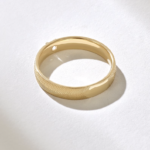 14K Solid Gold Natural Diamond Arrow Wedding Band - Image 7