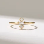 Ring | 18K Solid Gold Mixed Cut Natural Diamond Ring For Women - Image 2