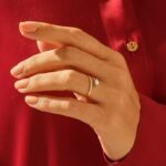 Marquise Cut Natural Diamond Bypass Ring | 0.4CT Wrap Around Ring in Solid Gold - Image 3