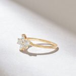 Elegant 14k Flower Promise Ring: A Timeless Symbol of Love and Commitment - Image 4