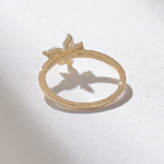 Elegant 14k Flower Promise Ring: A Timeless Symbol of Love and Commitment - Image 7