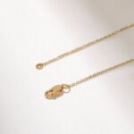 18k Solid Gold Natural Diamond Star Necklace | Northstar Pendant Necklace for Women - 图片 5