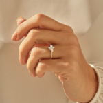 Elegant 14k Flower Promise Ring: A Timeless Symbol of Love and Commitment - Image 3