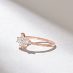 Elegant 14k Flower Promise Ring: A Timeless Symbol of Love and Commitment - Image 5