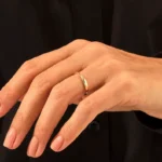 Minimalist Open Claw Ring | 18K Solid Gold Stackable Ring Enhancer