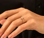Ring | 18K Solid Gold Mixed Cut Natural Diamond Ring For Women