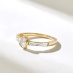 Natural Diamond Snake Ring | Unique Serpent Ring 18K Solid Gold | Wrap Around Animal Ring - 图片 4