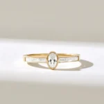 Natural Diamond Snake Ring | Unique Serpent Ring 18K Solid Gold | Wrap Around Animal Ring - 图片 2