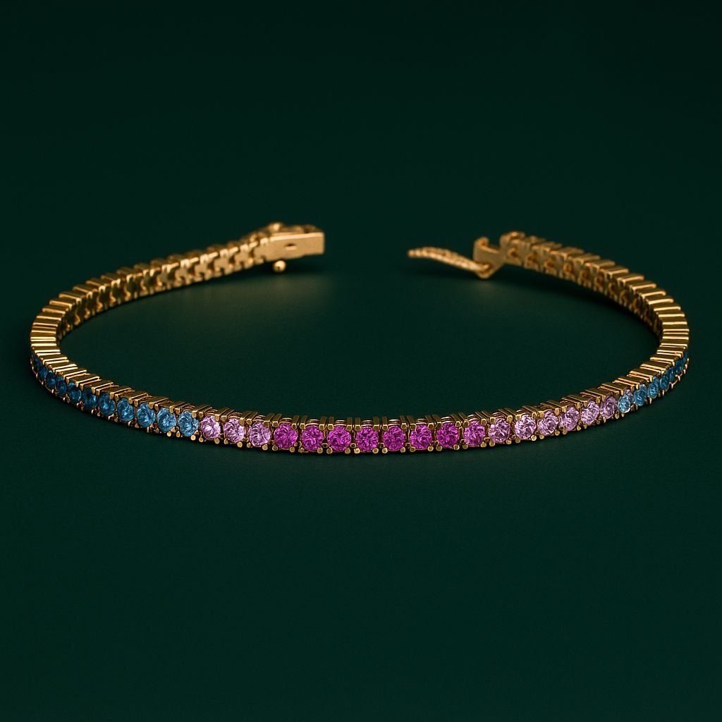 Multi sapphire Bracelet The Karat Store